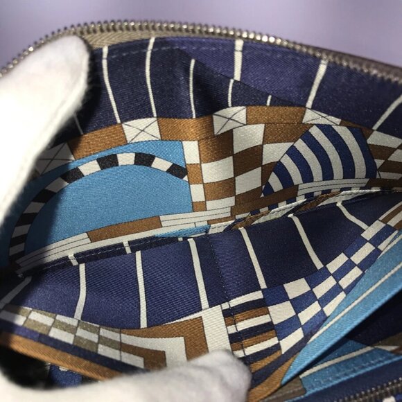 HERMES Azap Long Silkine Long wallet Round zipper - Picture 10 of 16